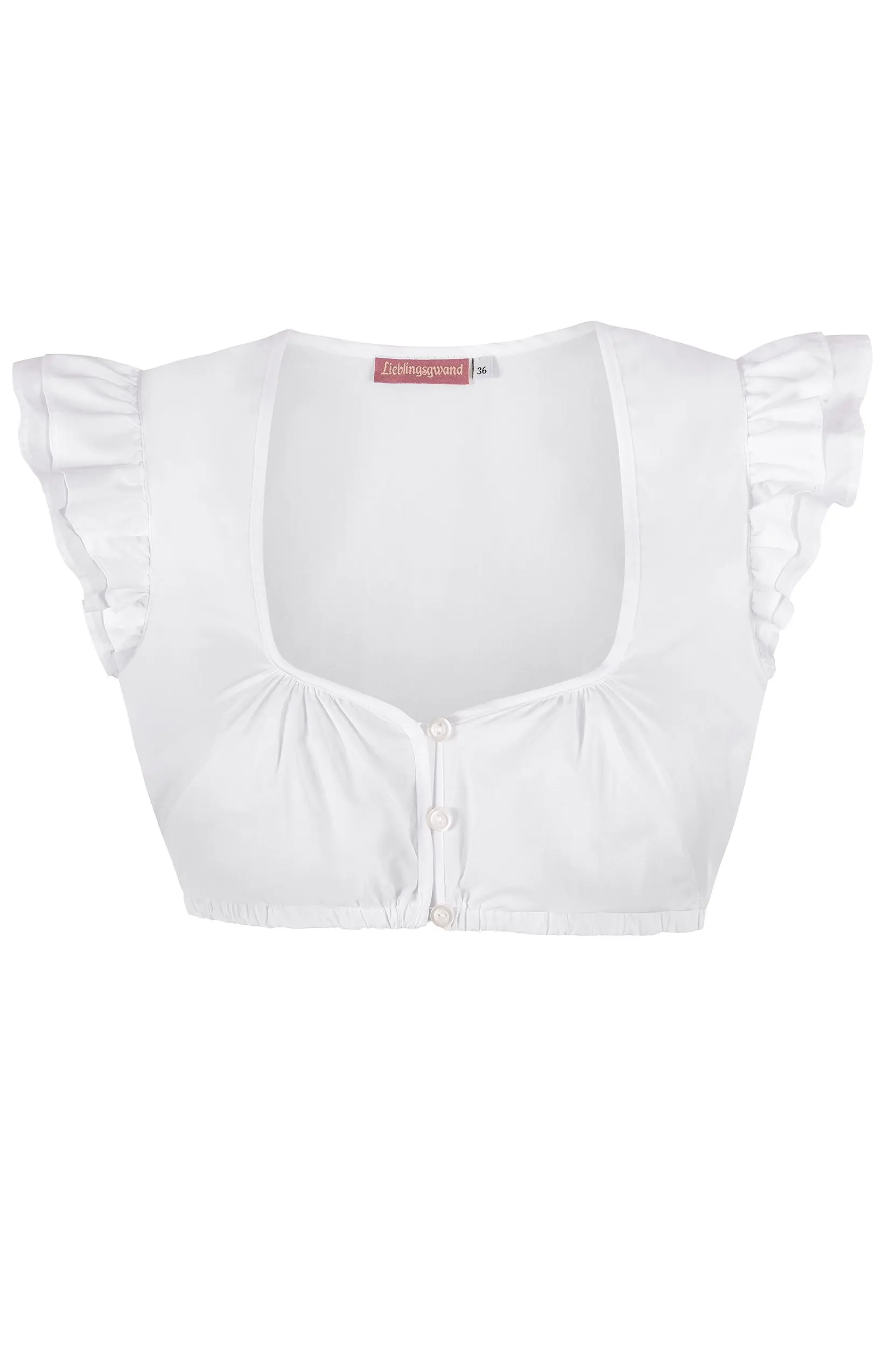 Dirndlbluse UNA ~ weiß ~ 30