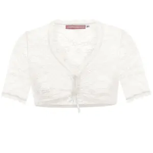 Dirndlbluse Spitze creme Stretch Marlen 015175 ~ 34