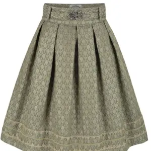 Trachtenrock mit Ornamenten (65 cm) ~ 32 ~ salbei
