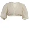 Dirndlbluse KÜHBACH ~ 30 ~ gelb