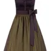 Dirndl HANNAH (70 cm) ~ 30 ~ aubergine