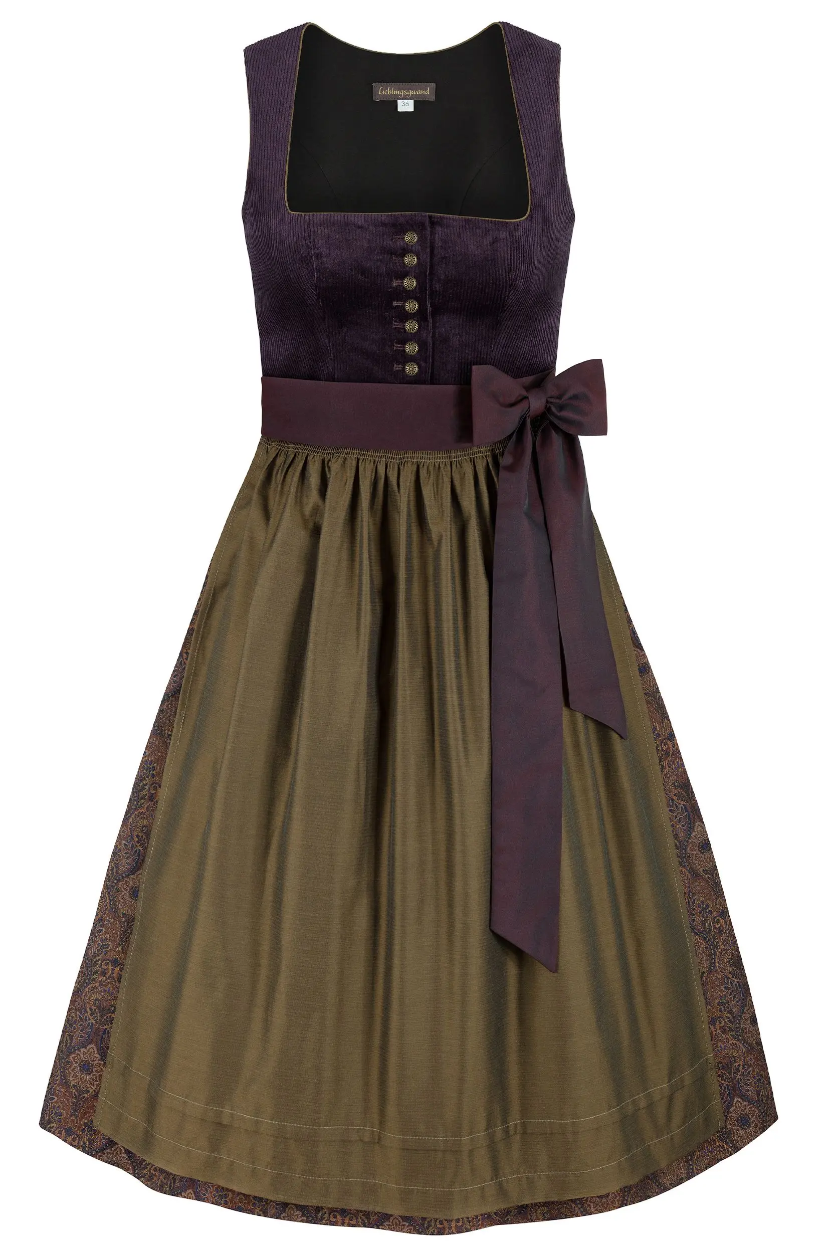 Dirndl HANNAH (70 cm) ~ 30 ~ aubergine