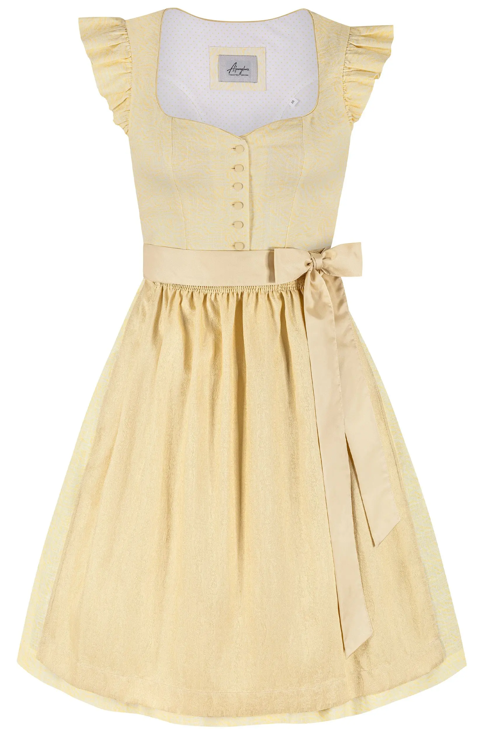 Dirndl NADINE (65 cm) ~ 30 ~ gelb