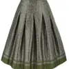 Trachtenrock NADJA (70 cm) ~ 36 ~ oliv
