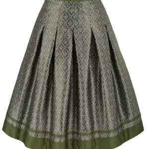Trachtenrock NADJA (70 cm) ~ 36 ~ oliv