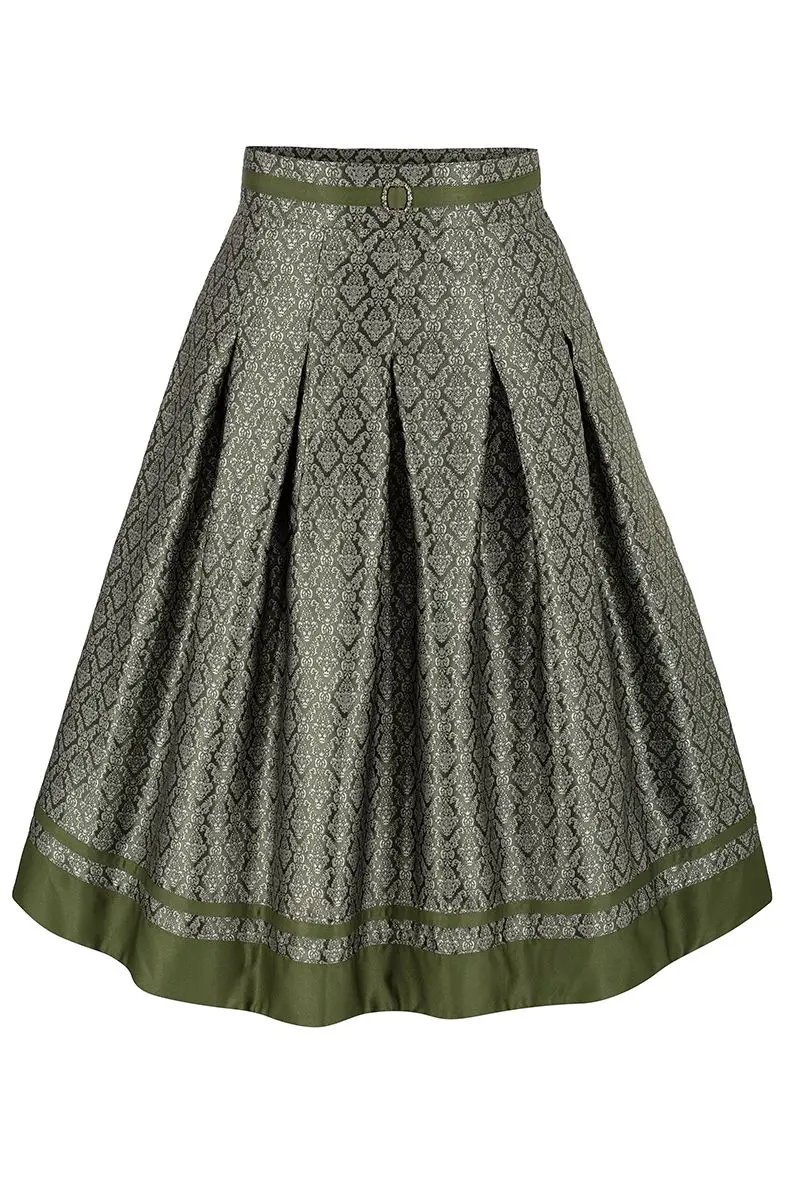 Trachtenrock NADJA (70 cm) ~ 36 ~ oliv