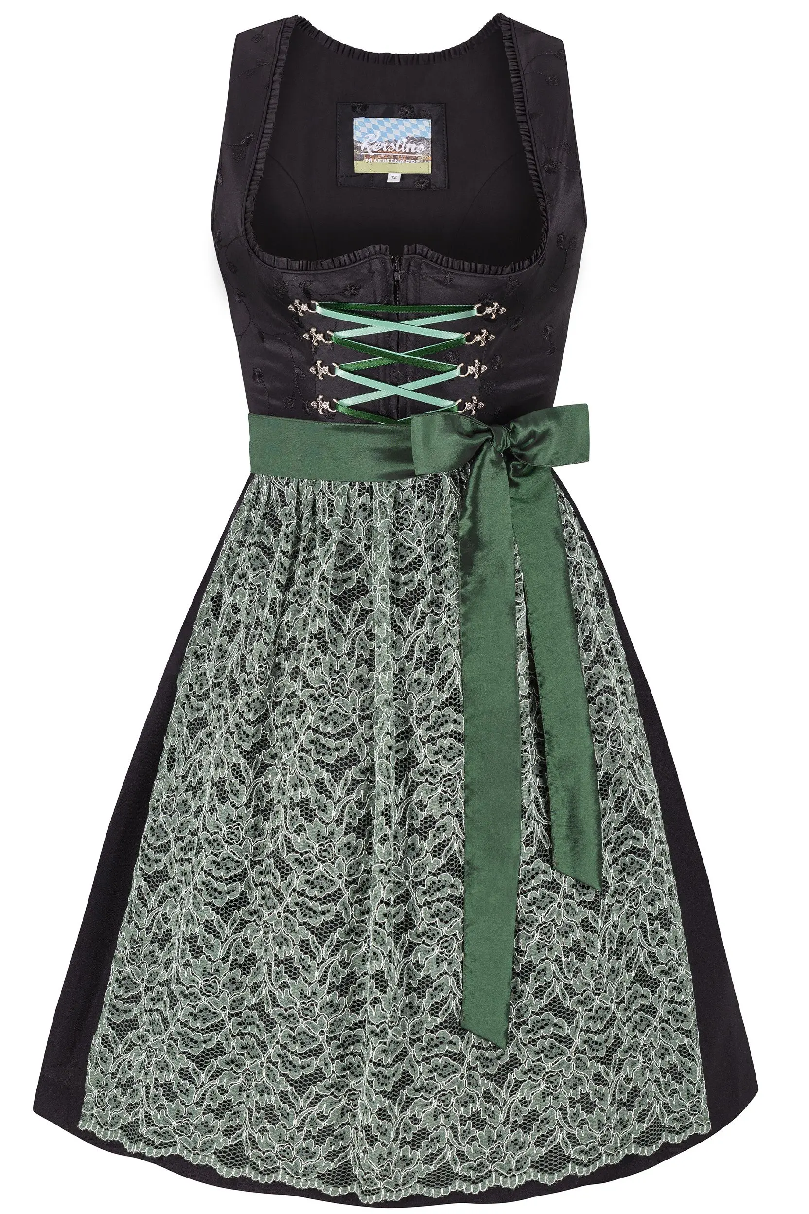 Dirndl AMY (65 cm) ~ 34 ~ schwarz