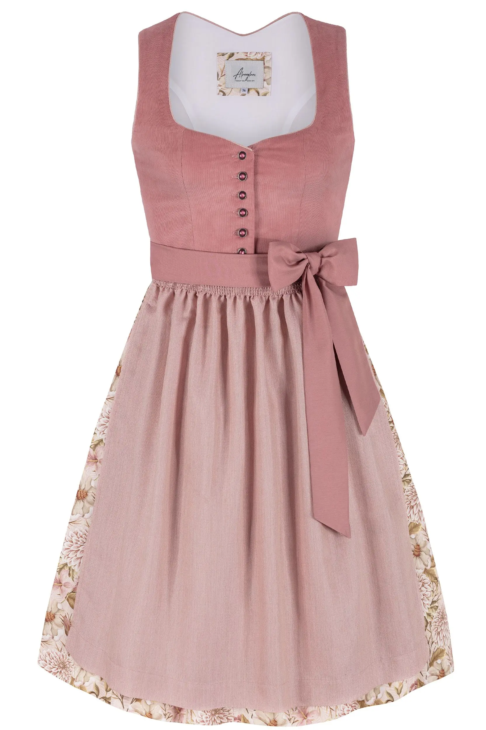 Dirndl XENIA (65 cm) ~ 32 ~ rosenholz