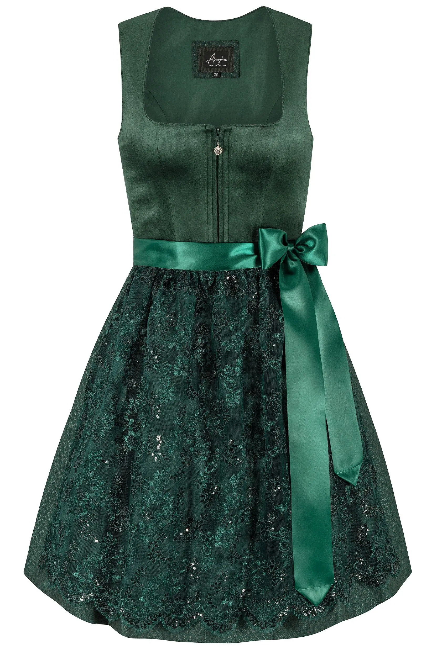 Dirndl AMBRA (60 cm) ~ 32 ~ dunkelgrün