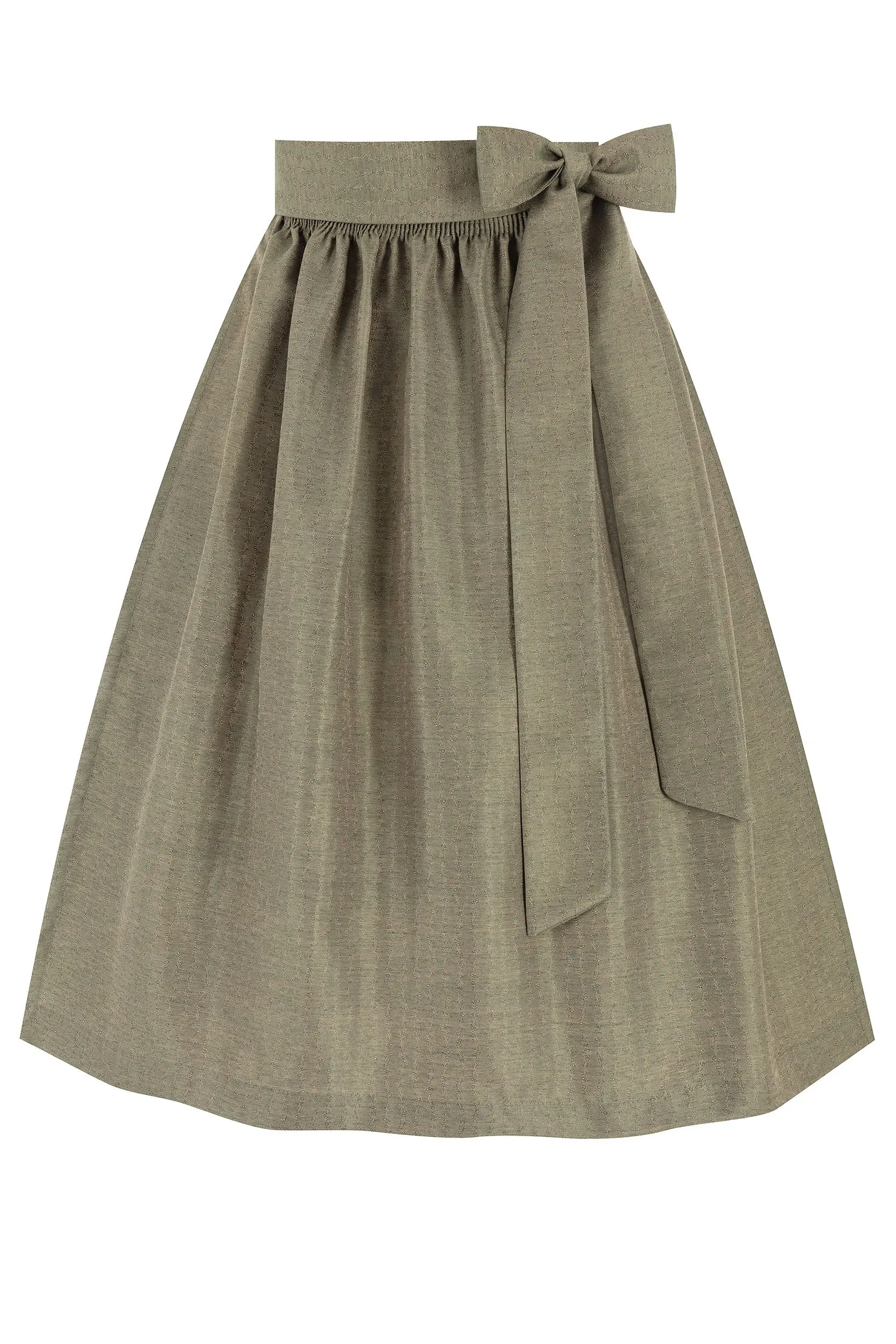 Dirndlschürze mit Leinen (70 cm) ~ S ~ salbei