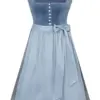 Dirndl PETERSDORF (70 cm) ~ blau ~ 32
