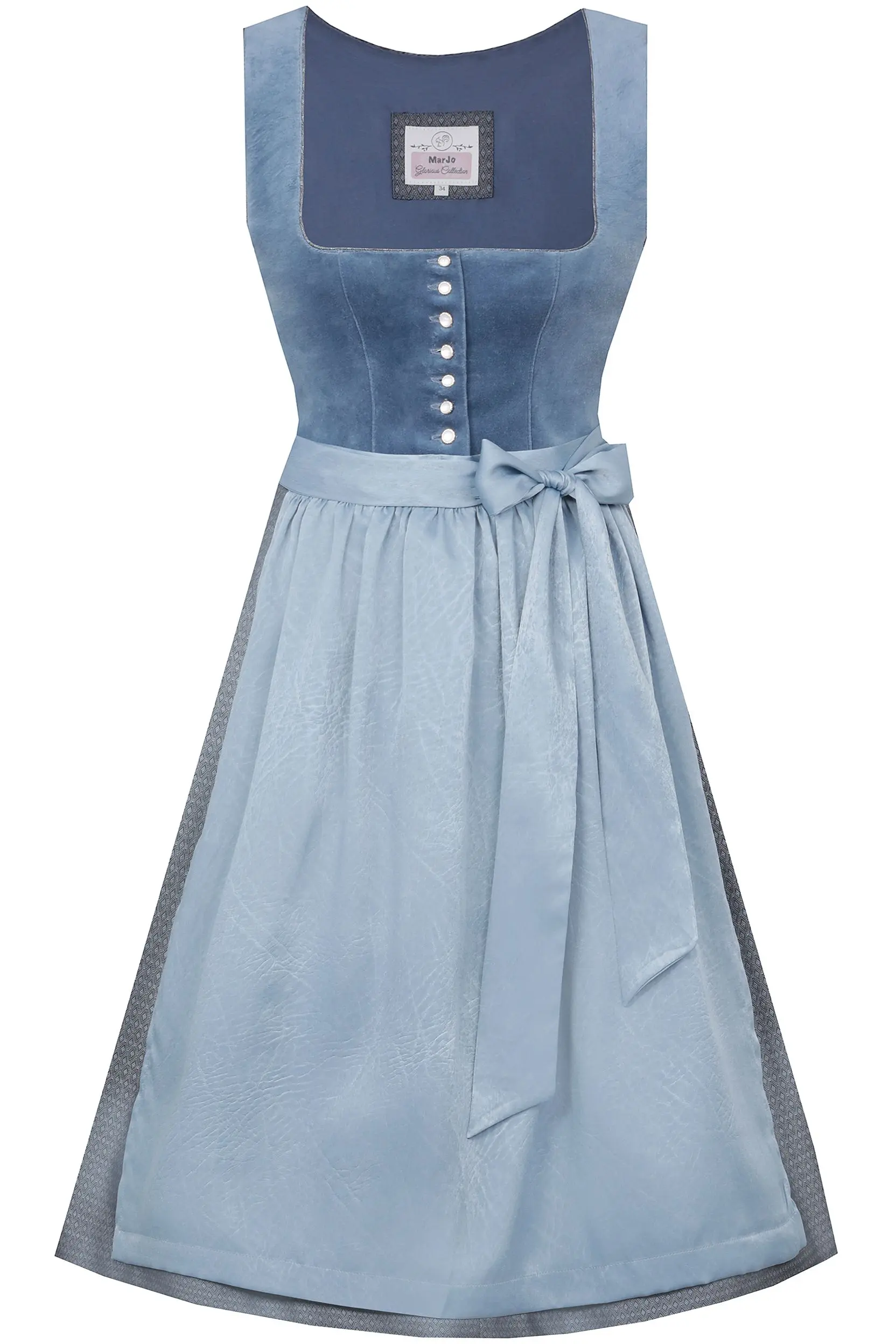 Dirndl PETERSDORF (70 cm) ~ blau ~ 32