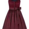 Dirndl ANTONIA (65 cm) ~ 30 ~ bordeaux