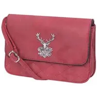 Trachtentasche Hirsch mit Steppung 003029 ~ rot