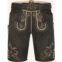 Lederhose Nero mit Gürtel