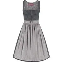 Midi Dirndl 65 cm anthrazit grau Thea 009988