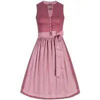 Midi Dirndl 65 cm rosenholz altrosa Julie 009990