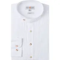 Trachtenhemd langarm weiß slimfit 002509