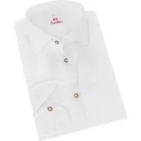 Trachtenhemd extralang weiß Lenz 002820 - slimfit