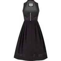 Dirndl lang 85 cm Gastro schwarz Nicki