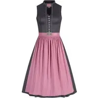 Midi Dirndl 65 cm grau altrosa Lena 010367