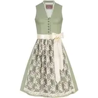 Mini Dirndl 60 cm hellgrün creme Liora 010192