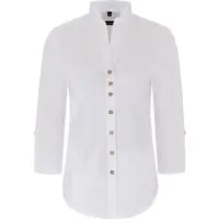 Trachtenbluse aus Baumwolle ~ ~ weiß