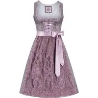 Midi Dirndl 65 cm flieder geblümt Denise 013923
