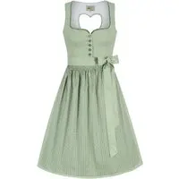 Midi Dirndl 65 cm salbei gemustert Antonia 014656