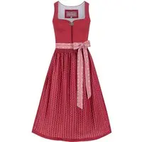 Dirndl lang 85 cm dunkelrot Ottille 014665