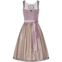 Midi Dirndl 65 cm flieder taupe Sina 014680