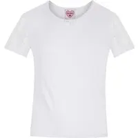 Kinder Dirndlbluse weiß Stretch Marie 014806