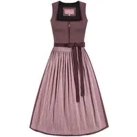 Dirndl lang 80 cm aubergine Stretch Martha 015474