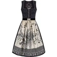 Midi Dirndl 70 cm schwarz creme Gloria 015481