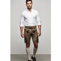 Lederhose kurz eiche gespeckt Boandlkaspar 015505