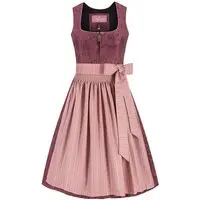 Midi Dirndl 70 cm aubergine altrosa Mariella 016587 - limitiert