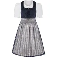 Kinderdirndl REGINA ~ ~ blau, grau