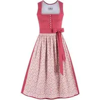 Dirndl lang 80 cm himbeer natur Celine 014326