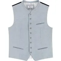 Trachtenweste JOEL (slim fit) ~ hellblau
