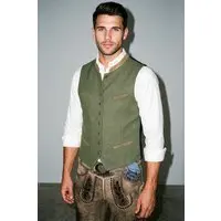 Trachtenweste FRANZ (slim fit) ~ oliv