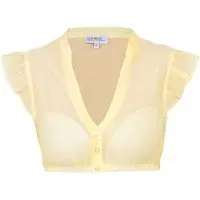 Dirndlbluse WALDBRUNN zitrone