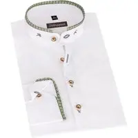 Trachtenhemd VINZENT (slim fit) ~ ~ weiß, grün