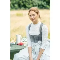 Dirndl MARKTL (65 cm) asphaltgrau ~ ~ grau