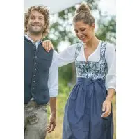 Dirndl STEINFELD (70 cm) marine ~ dunkelblau