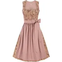Dirndl in Leinenoptik (70 cm) ~ ~ rost, altrosa
