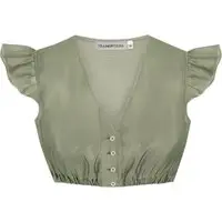 Dirndlbluse DIANA ~ ~ oliv