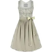 Dirndl MARIELLA mit Leinen (70 cm) ~ salbei