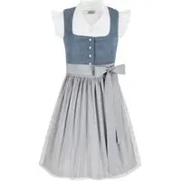 Kinderdirndl ROMINA ~ ~ blaugrau, grau