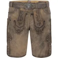 Lederhose DARIUS ~ ~ graubraun antik