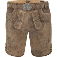 Lederhose ERNST ~ ~ graubraun antik